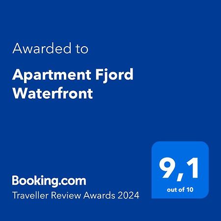 Apartment Fjord Waterfront Kotor Bagian luar foto